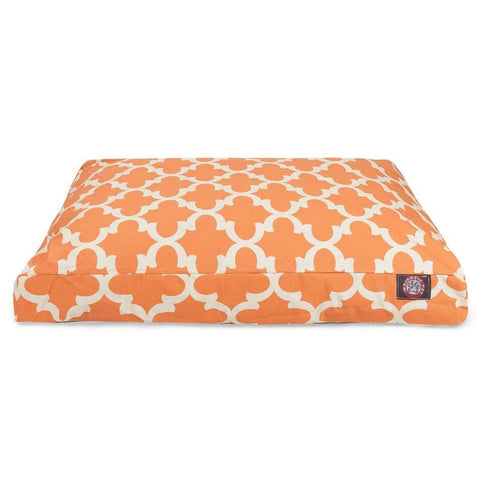 Trellis Pattern Rectangle Dog Bed – Durable Comfort Cushion | Made in USA Majestic Pet 
