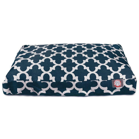 Trellis Pattern Rectangle Dog Bed – Durable Comfort Cushion | Made in USA Majestic Pet 