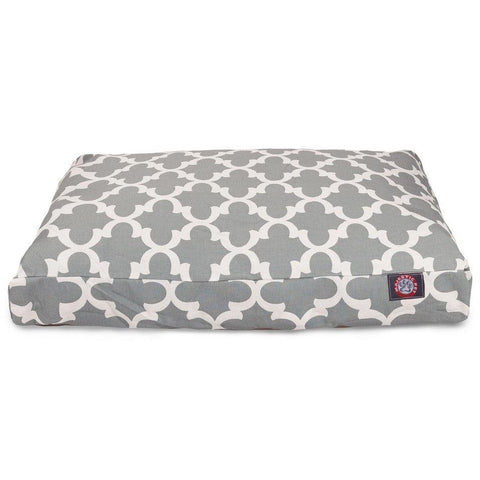 Trellis Pattern Rectangle Dog Bed – Durable Comfort Cushion | Made in USA Majestic Pet 