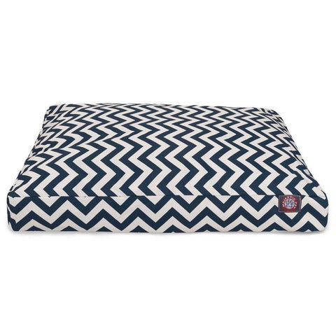 Chevron Pattern Rectangle Dog Bed – Durable Comfort by Majestic Pet | Made in USA Majestic Pet 