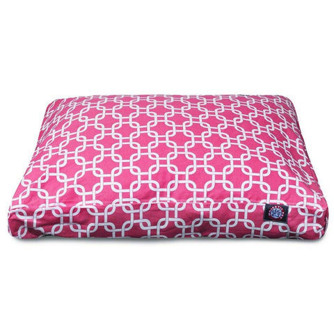 Links Cotton Memory Foam Dog Bed – Plush Orthopedic Pet Cushion | Made in USA Majestic Pet 