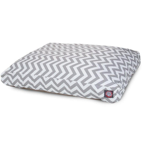 Chevron Pattern Memory Foam Dog Bed – Premium Pet Cushion | Made in USA Majestic Pet 