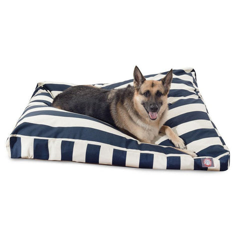 Vertical Stripe Rectangle Dog Bed – Machine Washable Cover – Majestic Pet | Made in USA Majestic Pet 