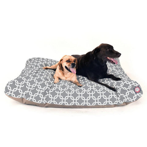 Links Rectangle Dog Bed – Premium Removable Cover | Made in USA Majestic Pet 
