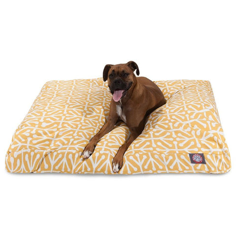Aruba Rectangle Dog Bed – Supportive Cushioning – Made in USA Majestic Pet 