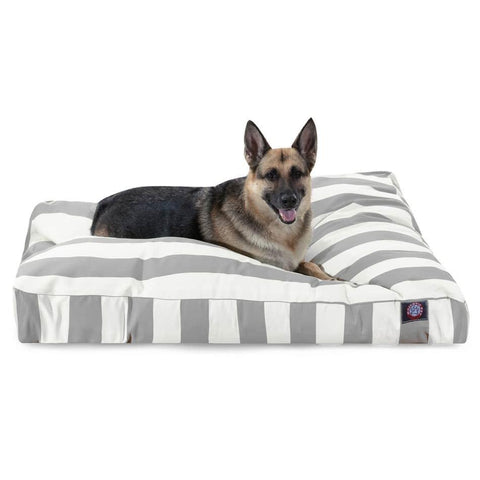 Vertical Stripe Rectangle Dog Bed – Machine Washable Cover – Majestic Pet | Made in USA Majestic Pet 