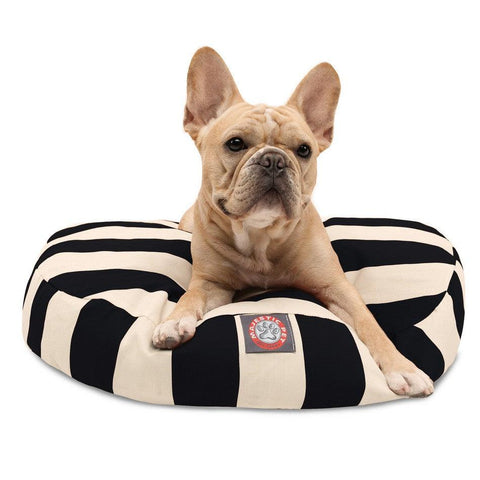 Vertical Stripe Round Dog Bed – Durable Zippered Cover – Majestic Pet | Made in USA Majestic Pet 