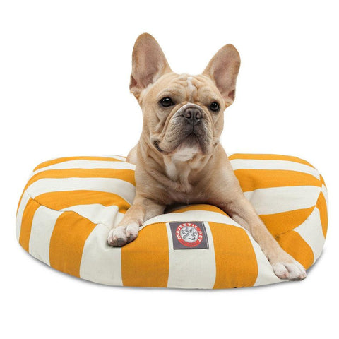 Vertical Stripe Round Dog Bed – Durable Zippered Cover – Majestic Pet | Made in USA Majestic Pet 