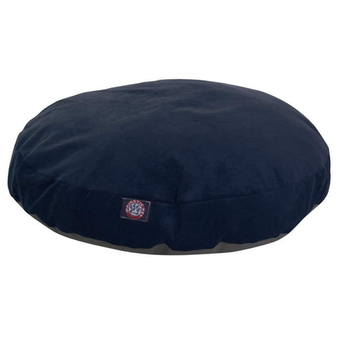 Villa Round Plush Dog Bed – Durable Upholstery Fabric | Made in USA Majestic Pet 