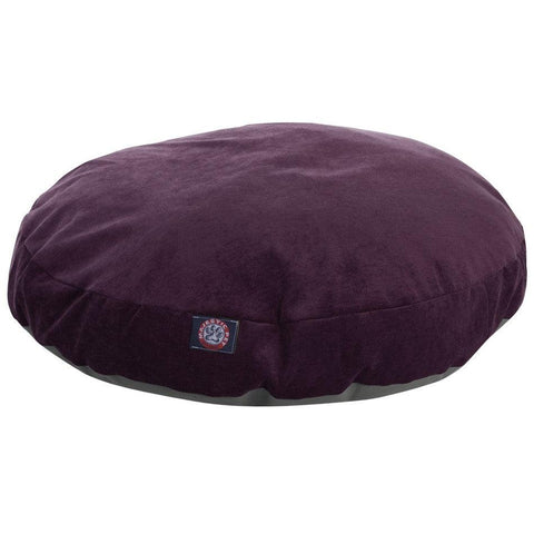 Villa Round Plush Dog Bed – Durable Upholstery Fabric | Made in USA Majestic Pet 