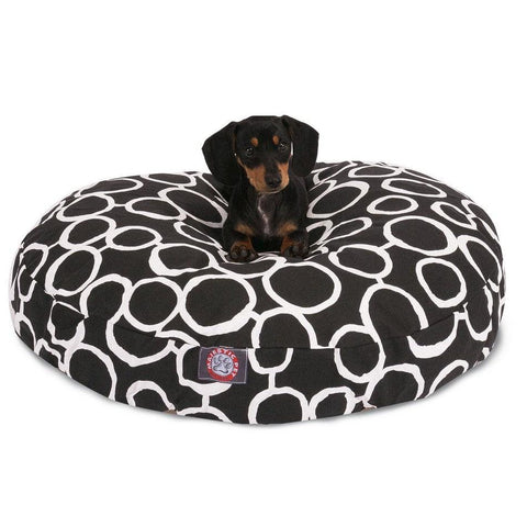 Fusion Round Dog Bed – Machine Washable Zipper Cover – Handmade in USA | Pet Comfort Lounge Majestic Pet 