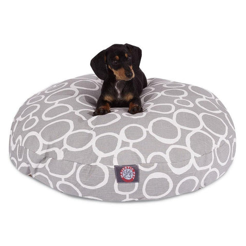 Fusion Round Dog Bed – Machine Washable Zipper Cover – Handmade in USA | Pet Comfort Lounge Majestic Pet 