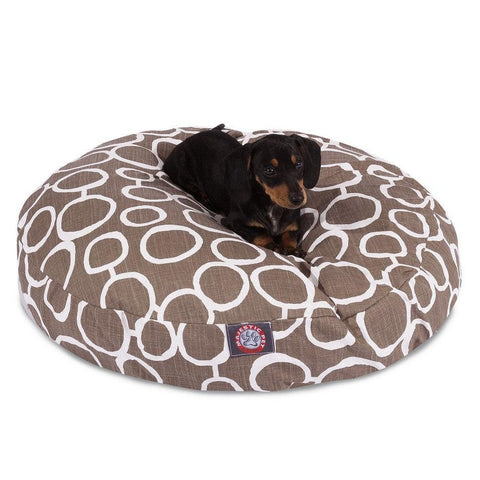 Fusion Round Dog Bed – Machine Washable Zipper Cover – Handmade in USA | Pet Comfort Lounge Majestic Pet 