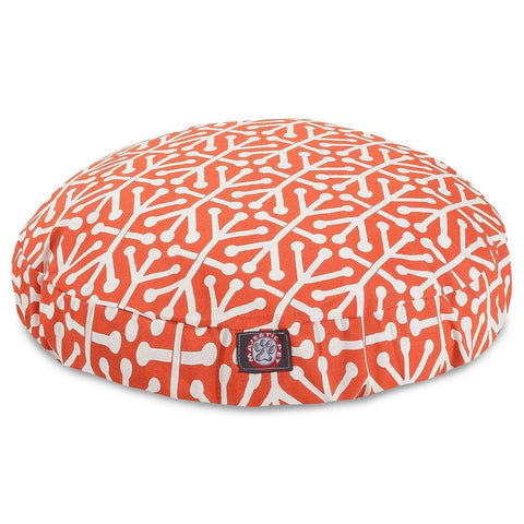 Aruba Round Dog Bed – Removable Cover – Machine Washable | Made in USA Majestic Pet 