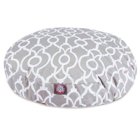 Athens Round Plush Dog Bed – Soft High-Loft Fiber Fill – Made in USA Majestic Pet 