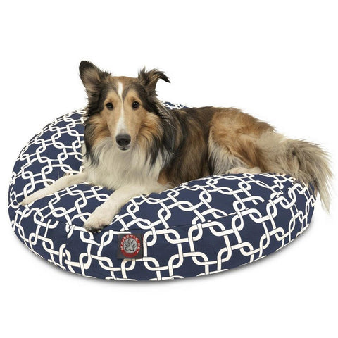 Premium Round Dog Bed – Durable Upholstery Fabric – Made in USA Majestic Pet 