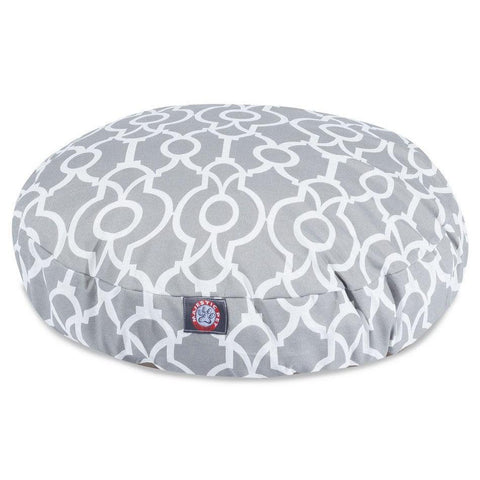 Athens Round Plush Dog Bed – Soft High-Loft Fiber Fill – Made in USA Majestic Pet 