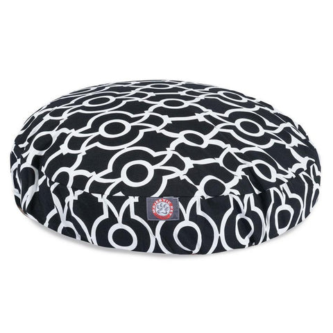 Athens Round Plush Dog Bed – Soft High-Loft Fiber Fill – Made in USA Majestic Pet 