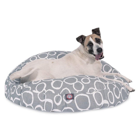 Fusion Round Dog Bed – Machine Washable Zipper Cover – Handmade in USA | Pet Comfort Lounge Majestic Pet 