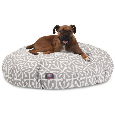 Aruba Round Dog Bed – Removable Cover – Machine Washable | Made in USA Majestic Pet 