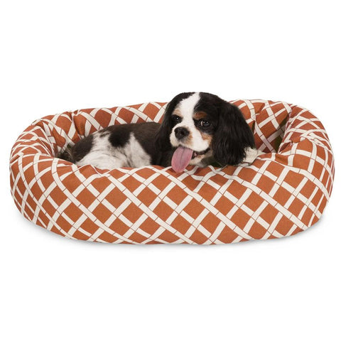 Bamboo Sherpa Dog Bed – Cozy Outdoor-Resistant Plush Lounge | Made in USA Majestic Pet 