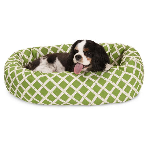 Bamboo Sherpa Dog Bed – Cozy Outdoor-Resistant Plush Lounge | Made in USA Majestic Pet 
