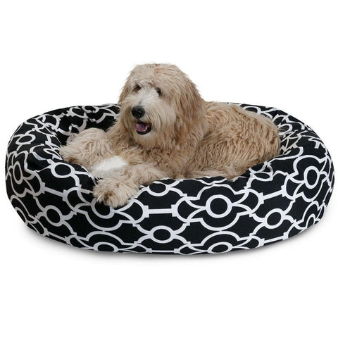 Athens Sherpa Bagel Dog Bed – Cozy Plush Support – Made in USA Majestic Pet 