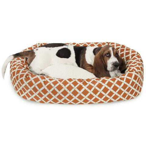 Bamboo Sherpa Dog Bed – Cozy Outdoor-Resistant Plush Lounge | Made in USA Majestic Pet 