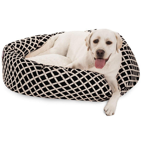 Bamboo Sherpa Dog Bed – Cozy Outdoor-Resistant Plush Lounge | Made in USA Majestic Pet 