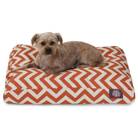 Chevron Pattern Memory Foam Dog Bed – Premium Pet Cushion | Made in USA Majestic Pet 