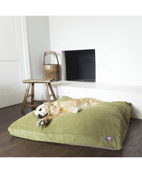 Villa Rectangle Dog Bed – Plush Orthopedic Comfort – Medium 36 Inch | Made in USA Majestic Pet 