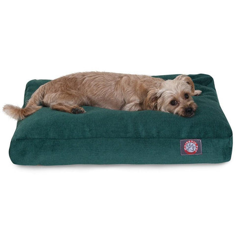 Villa Rectangle Dog Bed – Plush Orthopedic Comfort – Medium 36 Inch | Made in USA Majestic Pet 