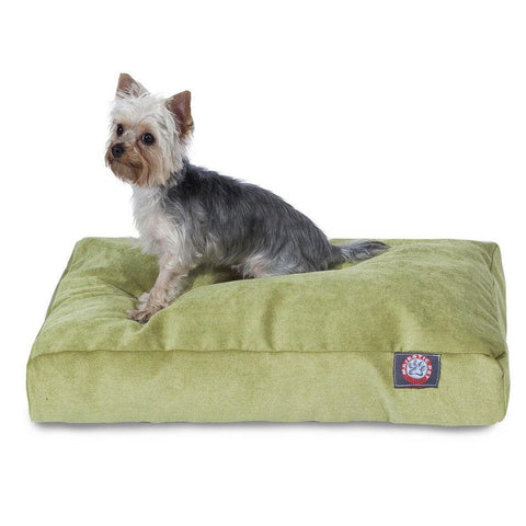 Villa Rectangle Dog Bed – Plush Orthopedic Comfort – Medium 36 Inch | Made in USA Majestic Pet 