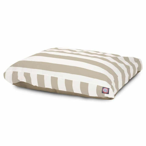 Majestic Pet Vertical Stripe Memory Foam Dog Bed – Premium Support – Made in USA Majestic Pet 