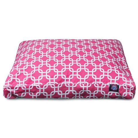Links Cotton Memory Foam Dog Bed – Plush Orthopedic Pet Cushion | Made in USA Majestic Pet 