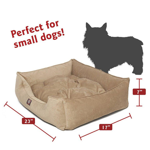 Contemporary Villa Pet Lounge Bed – Plush Comfort | Made in USA Majestic Pet 
