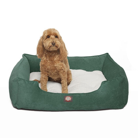 Contemporary Villa Pet Lounge Bed – Plush Comfort | Made in USA Majestic Pet 