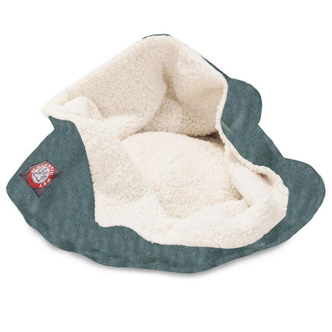 Majestic Pet Villa Burrow Cat Bed – Plush Sherpa Lining – Made in USA Majestic Pet 