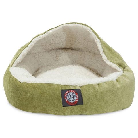 Villa Canopy Cat Bed – Micro-Velvet Cozy Hideaway | Made in USA by Majestic Pet Products Majestic Pet 