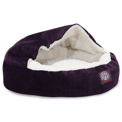 Villa Canopy Cat Bed – Micro-Velvet Cozy Hideaway | Made in USA by Majestic Pet Products Majestic Pet 