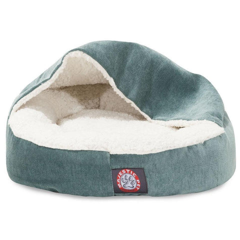 Villa Canopy Cat Bed – Micro-Velvet Cozy Hideaway | Made in USA by Majestic Pet Products Majestic Pet 