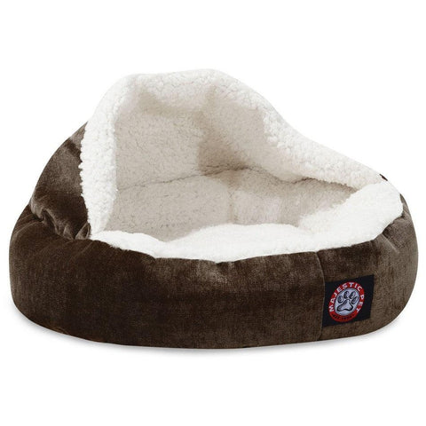 Villa Canopy Cat Bed – Micro-Velvet Cozy Hideaway | Made in USA by Majestic Pet Products Majestic Pet 