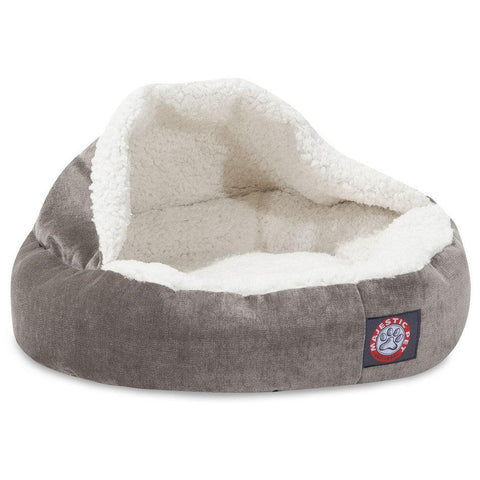 Villa Canopy Cat Bed – Micro-Velvet Cozy Hideaway | Made in USA by Majestic Pet Products Majestic Pet 
