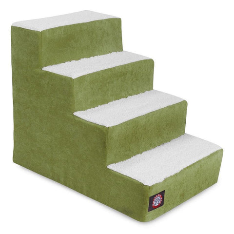 Villa 4 Step Pet Stairs – 20 Inch Mobility Ramp for Dogs and Cats | Made in USA Majestic Pet 