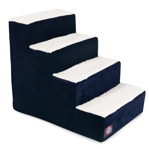 Villa 4 Step Pet Stairs – 20 Inch Mobility Ramp for Dogs and Cats | Made in USA Majestic Pet 