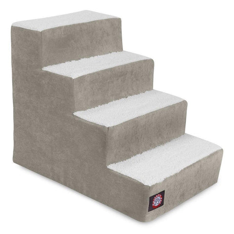 Villa 4 Step Pet Stairs – 20 Inch Mobility Ramp for Dogs and Cats | Made in USA Majestic Pet 