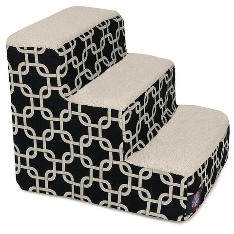 Links 3 Step Heavy Duty Pet Stairs – 20 Inch x 24 Inch x 16 Inch – Made in USA Majestic Pet 