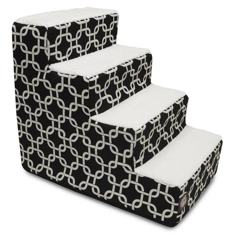 Links 4 Step Heavy-Duty Pet Stairs – Durable Corrugated Design | Made in USA Majestic Pet 