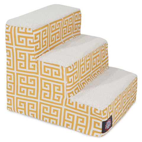 Majestic 3 Step Pet Stairs – Soft Cushioned Steps 15 Inch – Made in USA Majestic Pet 