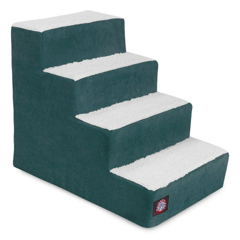 Villa 4 Step Pet Stairs – 20 Inch Mobility Ramp for Dogs and Cats | Made in USA Majestic Pet 